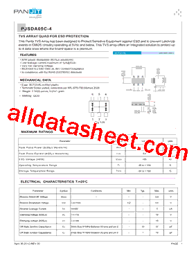 PJSDA05C-4型号图片