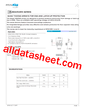 PJSDA5V2W5型号图片