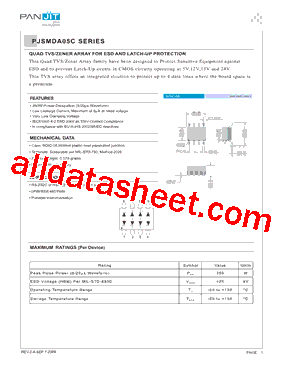 PJSMDA05C型号图片