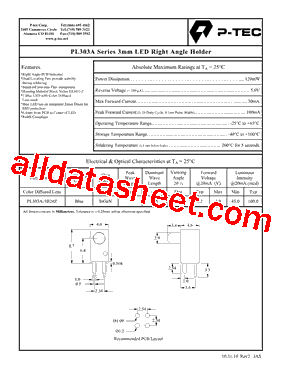 PL303A-1B20Z型号图片