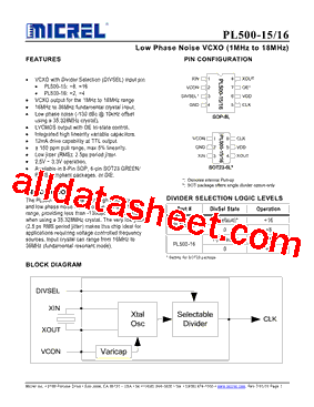 PL500-15TC-R型号图片