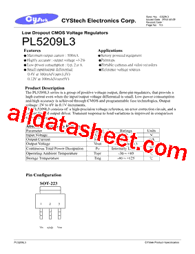 PL5209-3.3L3型号图片