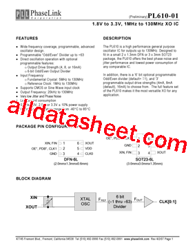 PL610-01-XXXTI-R型号图片