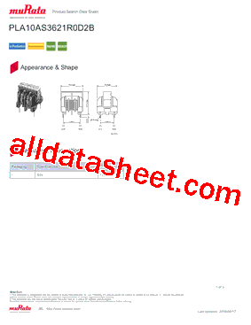 PLA10AS3621R0D2B型号图片