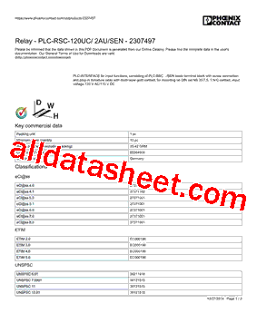 PLC-RSC-120UC型号图片