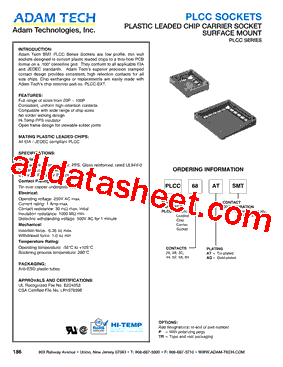 PLCC28AGSMT型号图片