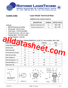 PLD904-10-MG型号图片