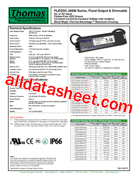 PLEDDC200W-285型号图片