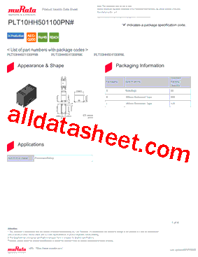 PLT10HH501100PNB型号图片
