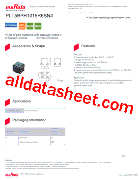 PLT5BPH1015R6SN_V01型号图片