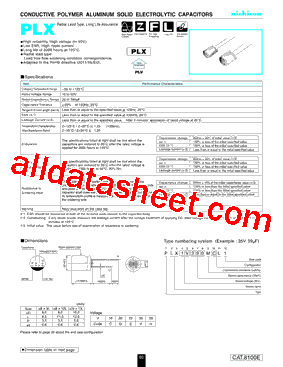 PLX1D151MDL1型号图片