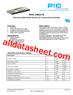 PMC-1001TS1015型号图片