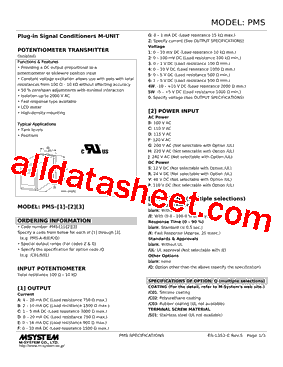 PMS--C/K型号图片