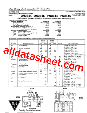 PN3644型号图片