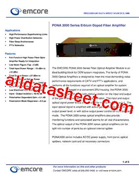 PONA3027-FC08PAC型号图片