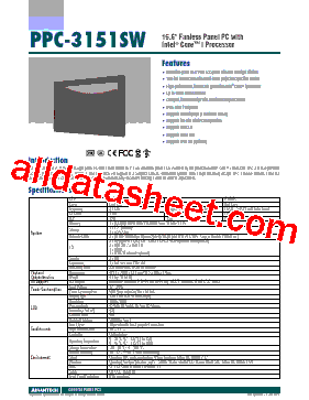 PPC-3151SW-P67A型号图片