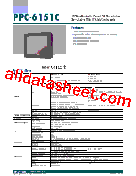 PPC-6151C型号图片