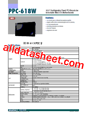 PPC-618W型号图片