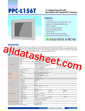 PPC-L156T型号图片