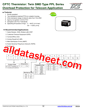 PPL07500YA0C0-Y型号图片