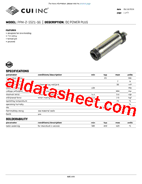 PPM-2-5521-SG型号图片