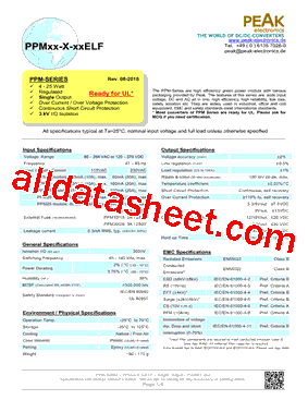 PPM25-D-48ELF型号图片