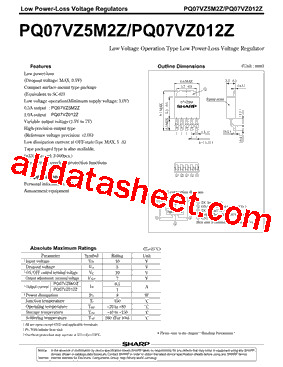 PQ07VZ012Z型号图片
