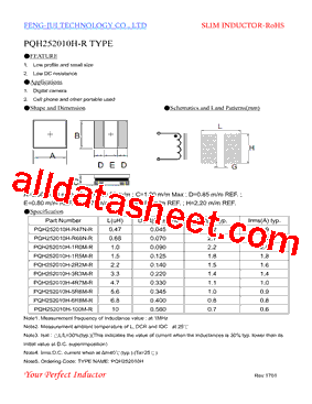 PQH252010H-R68N-R型号图片