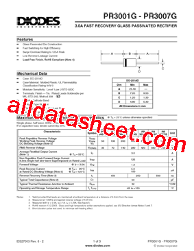 PR3001G-B型号图片