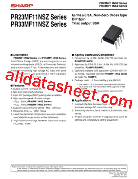 PR33MF11YIPF型号图片
