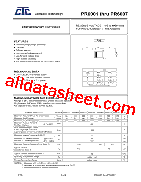 PR6001-T型号图片