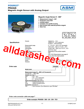 PRAS26-345-U6-CCW型号图片