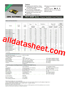 PRCP-MSMF030型号图片