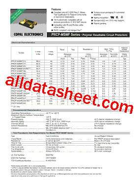 PRCP-MSMF160型号图片