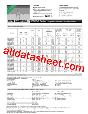 PRCP-R025型号图片