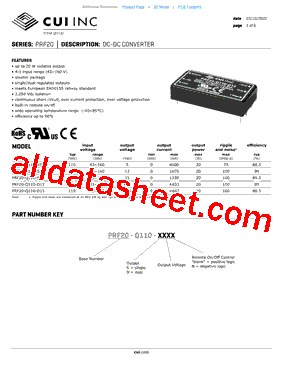 PRF20_V01型号图片