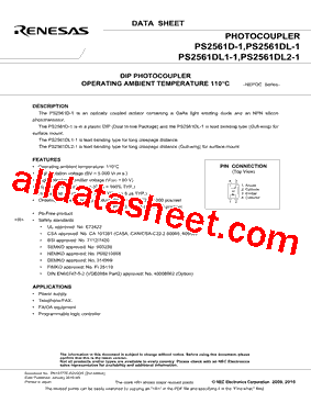 PS2561DL1-1-V型号图片