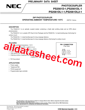 PS2561DL2-1-V-E3型号图片