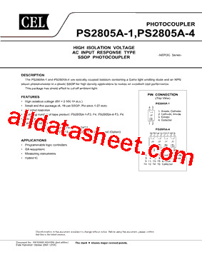 PS2805A-1-V-F4-A型号图片