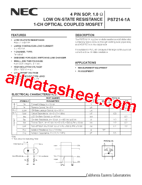 PS7214-1A-E4型号图片