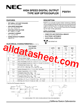 PS9701-V-E4型号图片