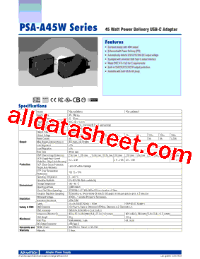 PSA-A45WM-E型号图片