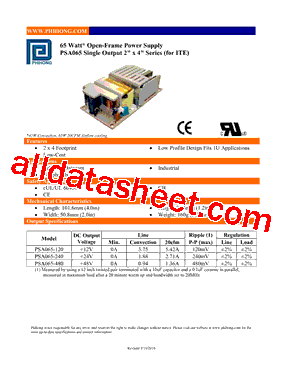 PSA065-480-R型号图片