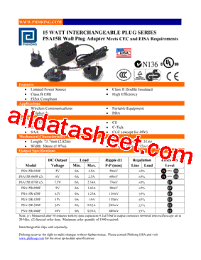 PSA15R-090PV-R型号图片
