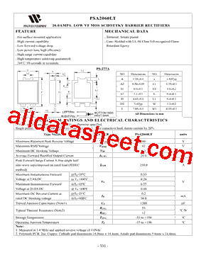 PSA2060LT型号图片