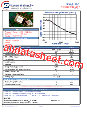 PSA2100C型号图片