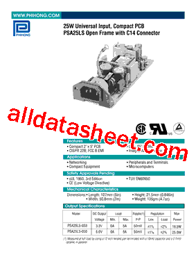 PSA25LS-033型号图片