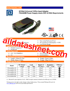PSAA60M-180-R型号图片