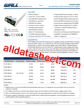 PSAE-800-12型号图片