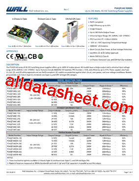 PSAQF240DN-12S型号图片